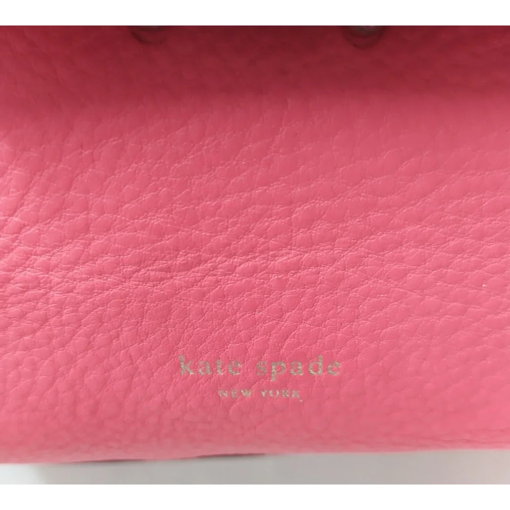 Kate Spade New York Pink Leather Top Handle Satchel Crossbody Bag